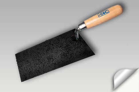 Кельма каменщика "трапеция" деревянная ручка 180х120х105 мм